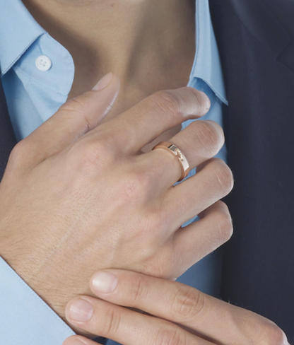 [Together Jewelry]ALLIANCE LIENS VIDENCE DIAMOND 4MM RING