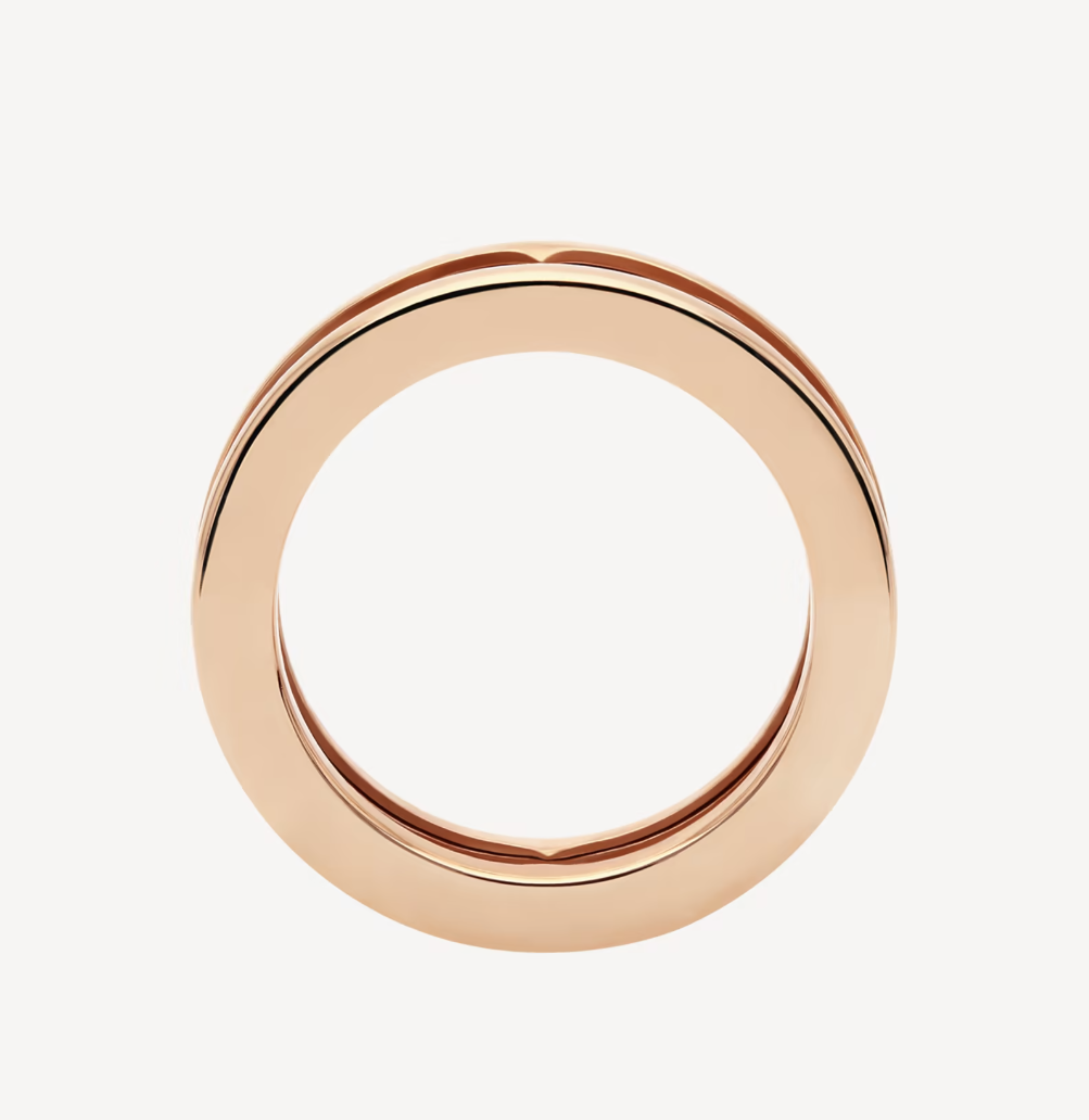 [Together Jewelry]ZERO 1 ONE-BAND WITH OPENWORK LOGO SPIRAL RING
