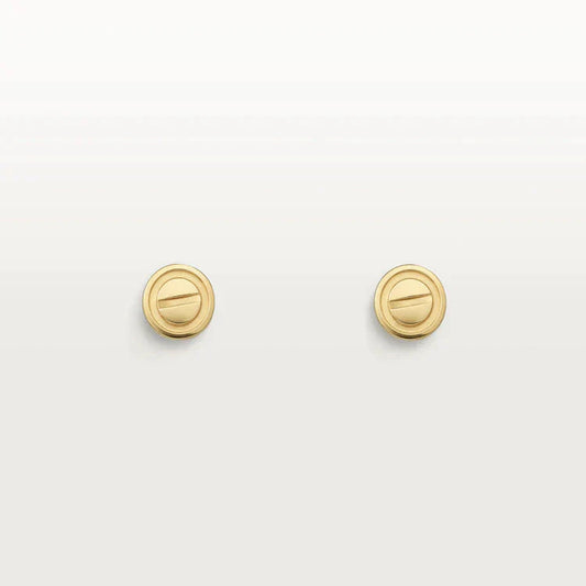 [Together Jewelry]LOVE EARRINGS GOLD 10MM