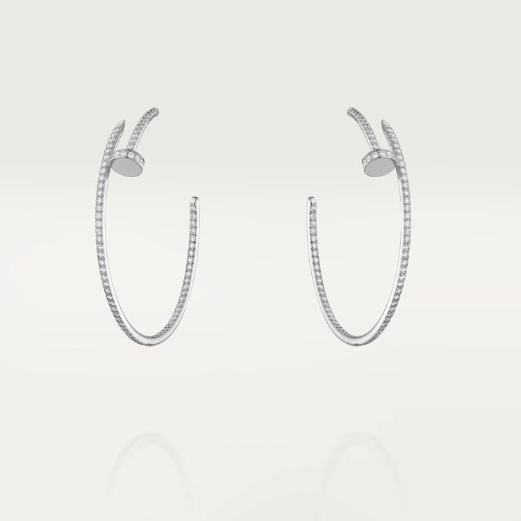 [Together Jewelry]JUSTE EARRINGS FULL DIAMONDS 1.8MM