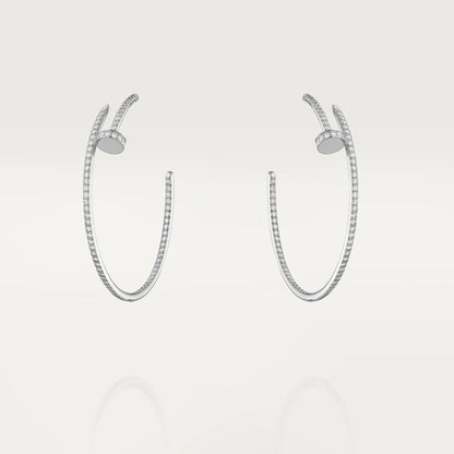 [Together Jewelry]JUSTE EARRINGS FULL DIAMONDS 1.8MM