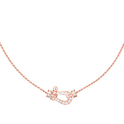 [Together Jewelry]FORCE 10 PINK GOLD DIAMOND NECKLACE