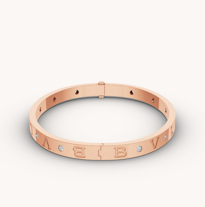 [Together Jewelry]ZERO 1 PINK GOLD 12 DIAMONDS BRACELET