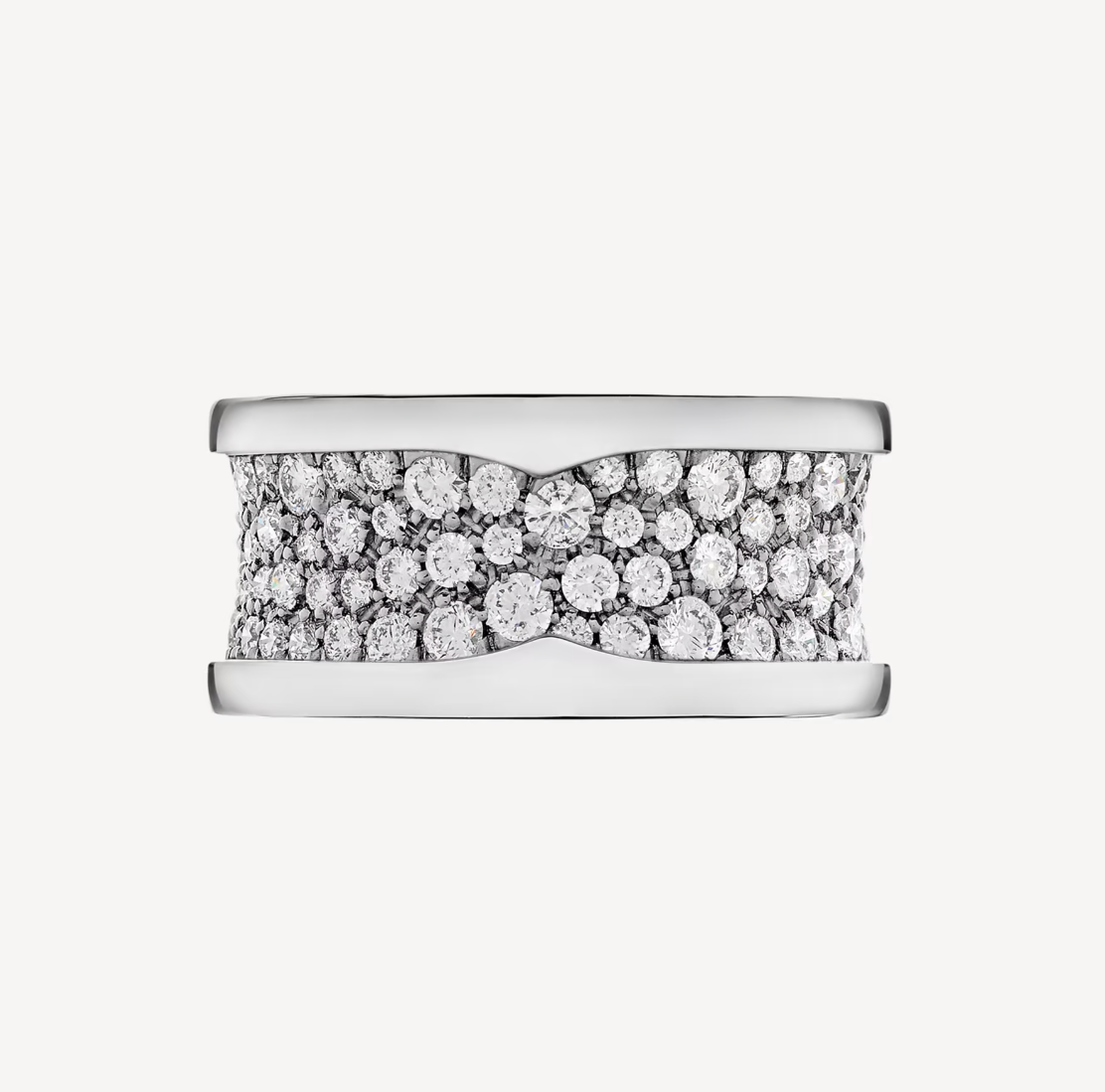 [Together Jewelry]ZERO 1 WITH PAVED DIAMONDS ON THE SPIRAL RING