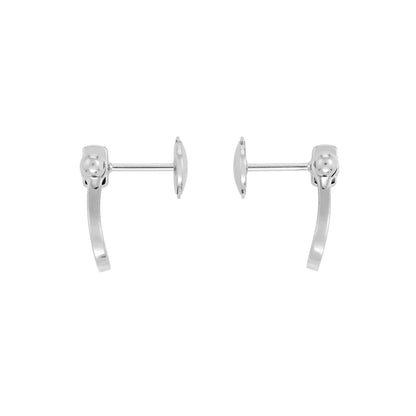 [Together Jewelry]FORCE 10 FULL DIAMOND STUD EARRINGS MINI MODEL