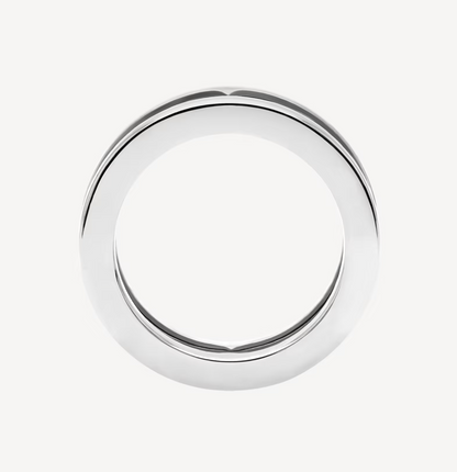 [Together Jewelry]ZERO 1 ONE-BAND WITH OPENWORK LOGO SPIRAL RING