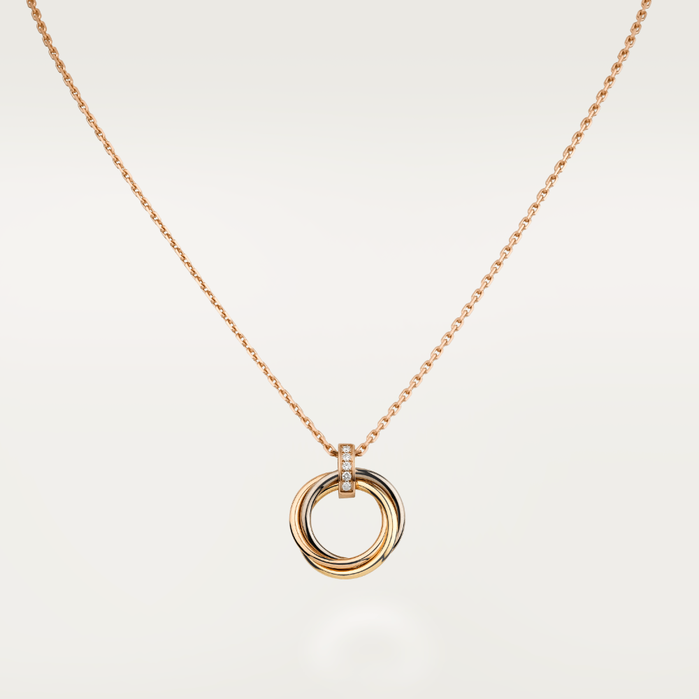 [Together Jewelry]TRINITY NECKLACE GOLD  DIAMONDS