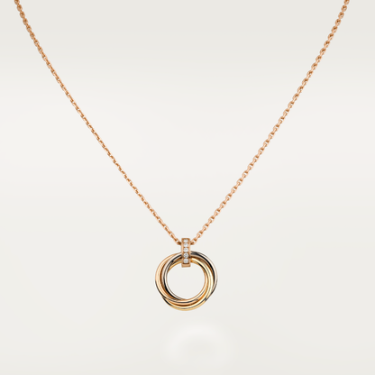 [Together Jewelry]TRINITY NECKLACE GOLD  DIAMONDS