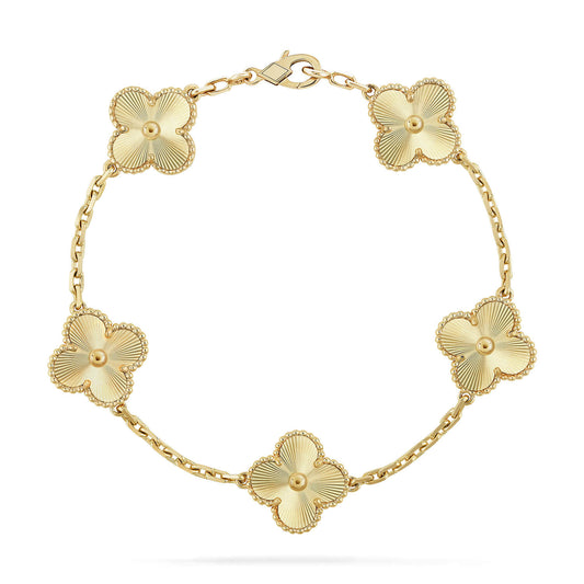[Together]CLOVER 5 FLOWERS LASER BRACELET