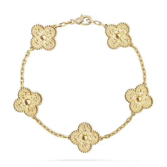 [Together]CLOVER 5 MOTIFS BRONZING BRACELET