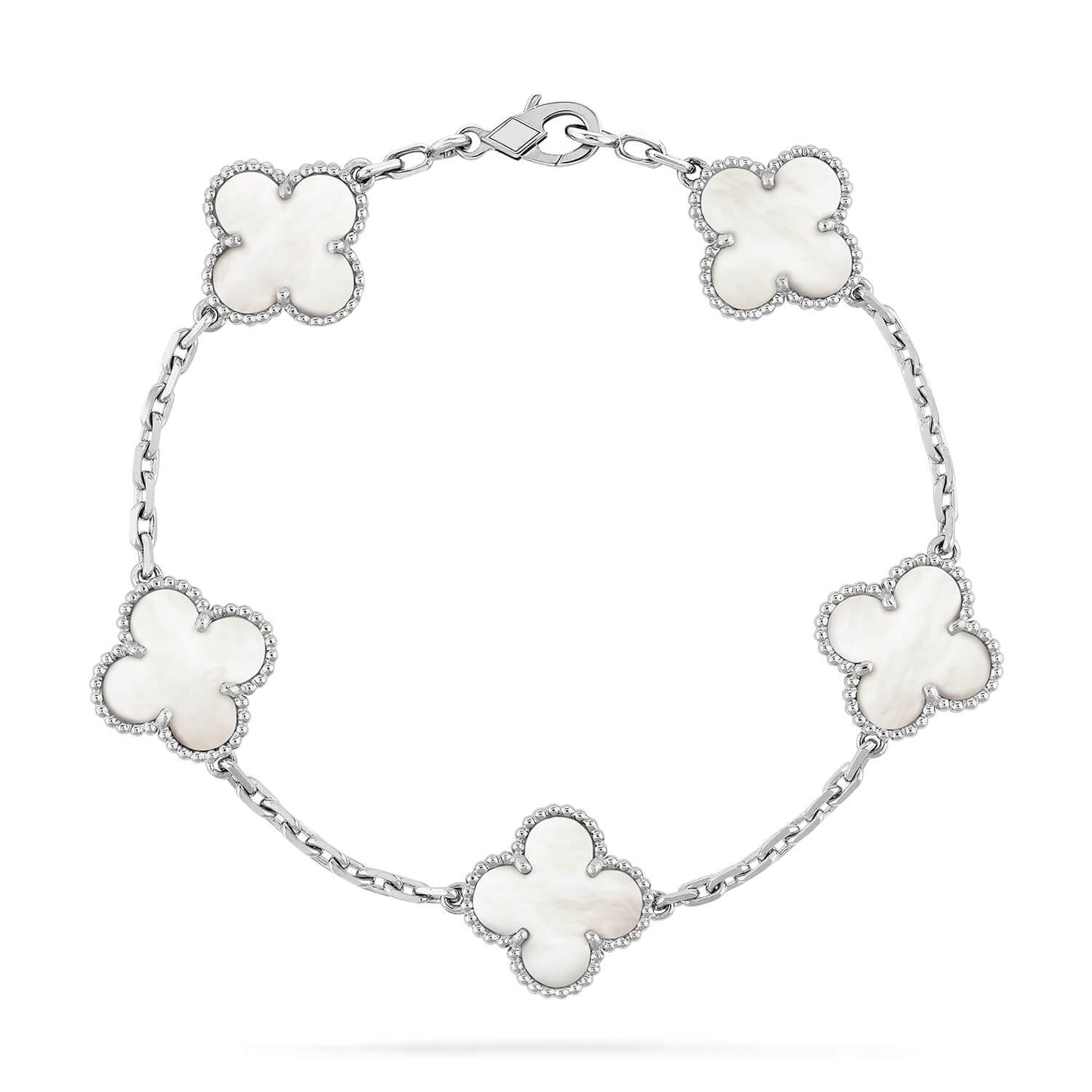 [Together]CLOVER SILVER MOP 5 MOTIF BRACELET