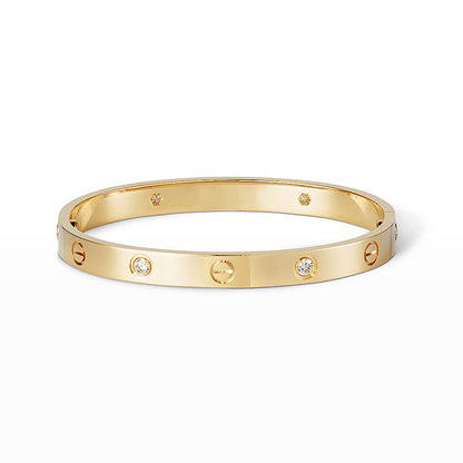 [Together Jewelry]LOVE BRACELET 6.1MM 4 DIAMONDS