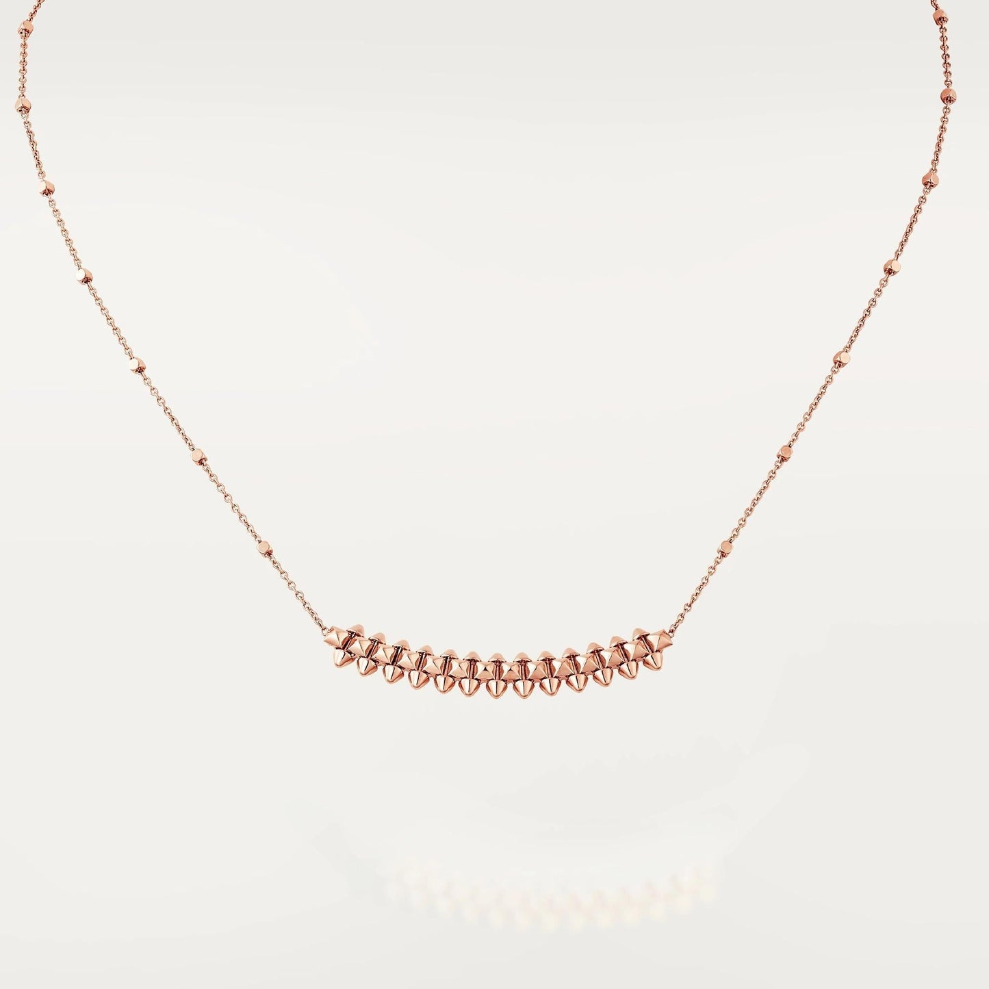 [Together Jewelry]CLASH PINK GOLD NECKLACE