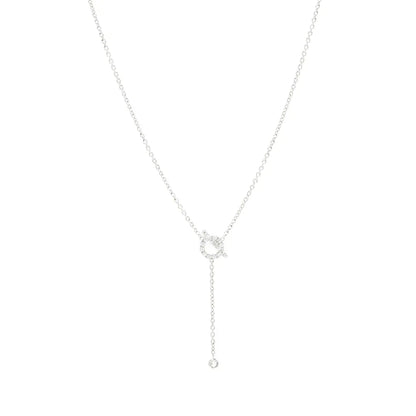 [Together Jewelry]FINESSE SILVER DIAMOND NECKLACE