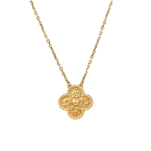 [Together]CLOVER 15MM  BRONZING NECKLACE