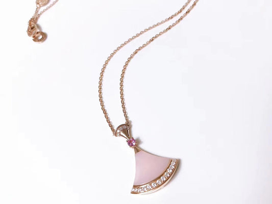 [Together Jewelry]DREAM NECKLACE PINK MOP DIAMOND
