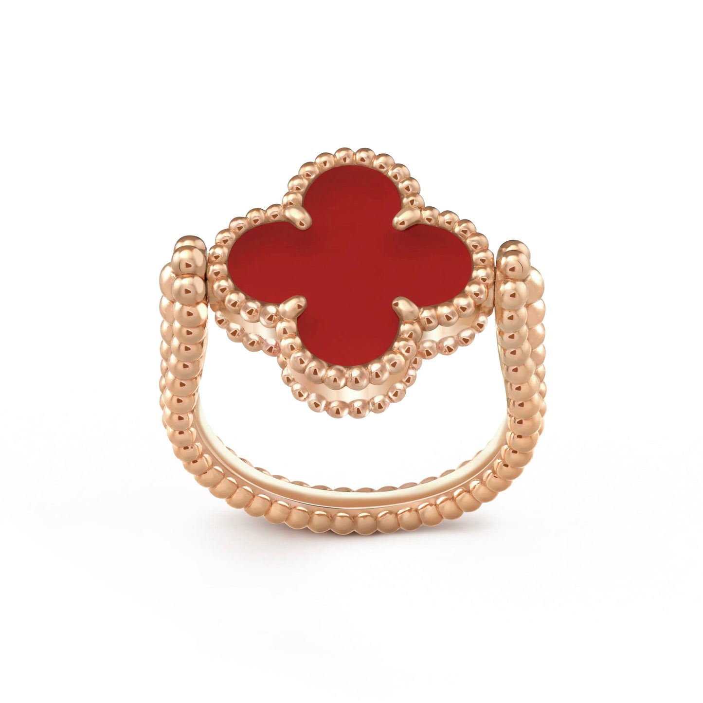 [Together]CLOVER RIVERSIBLE PINK GOLD RING
