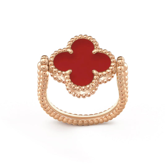 [Together]CLOVER RIVERSIBLE PINK GOLD RING