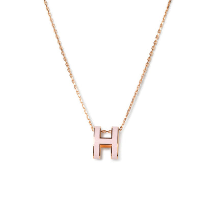 [Together Jewelry]POP H PEDANT PINK GOLD