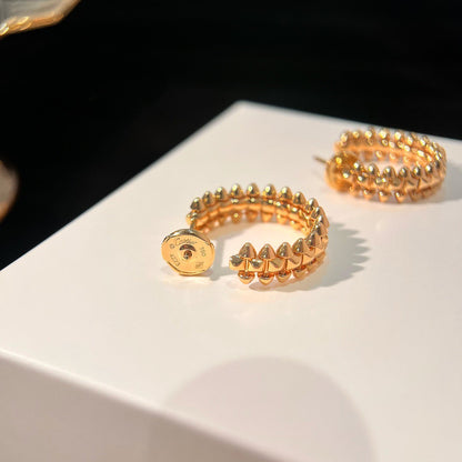[Together Jewelry]CLASH SMALL HOOP EARRINGS