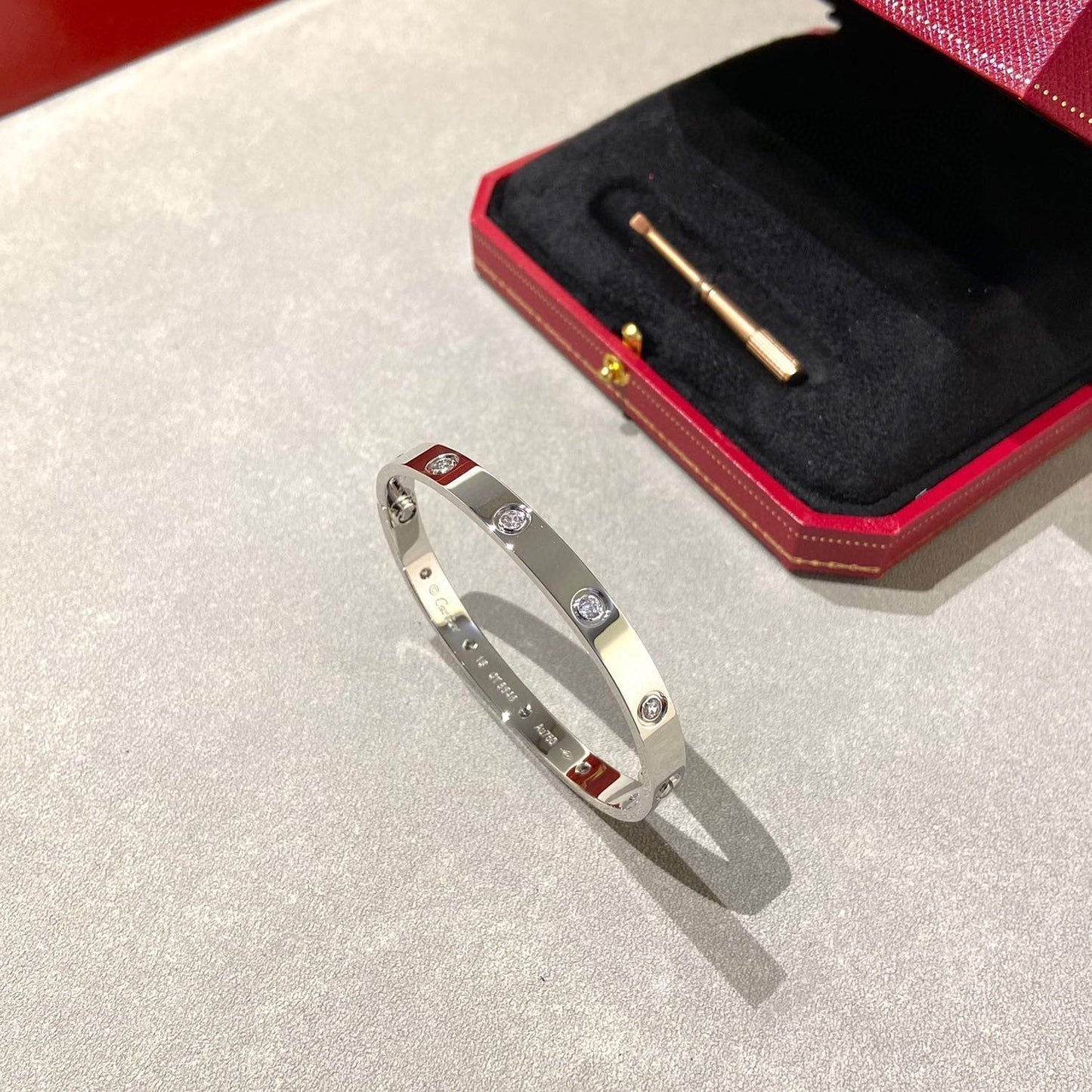 [Together Jewelry]LOVE BRACELET 6.1MM 10 DIAMONDS