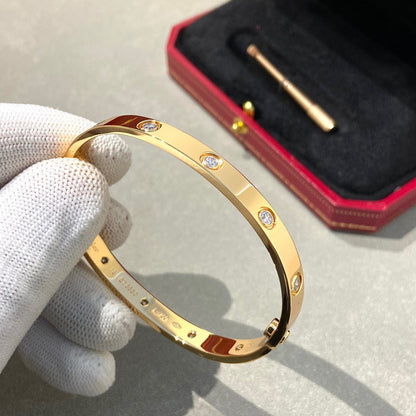 [Together Jewelry]LOVE BRACELET 6.1MM 10 DIAMONDS