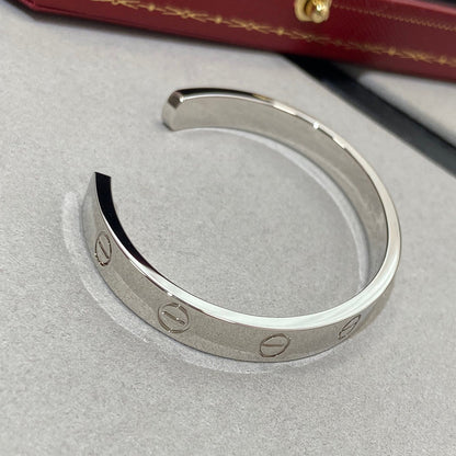 [Together Jewelry]LOVE BRACELET 6.1MM 1 DIAMOND OPEN CUFF