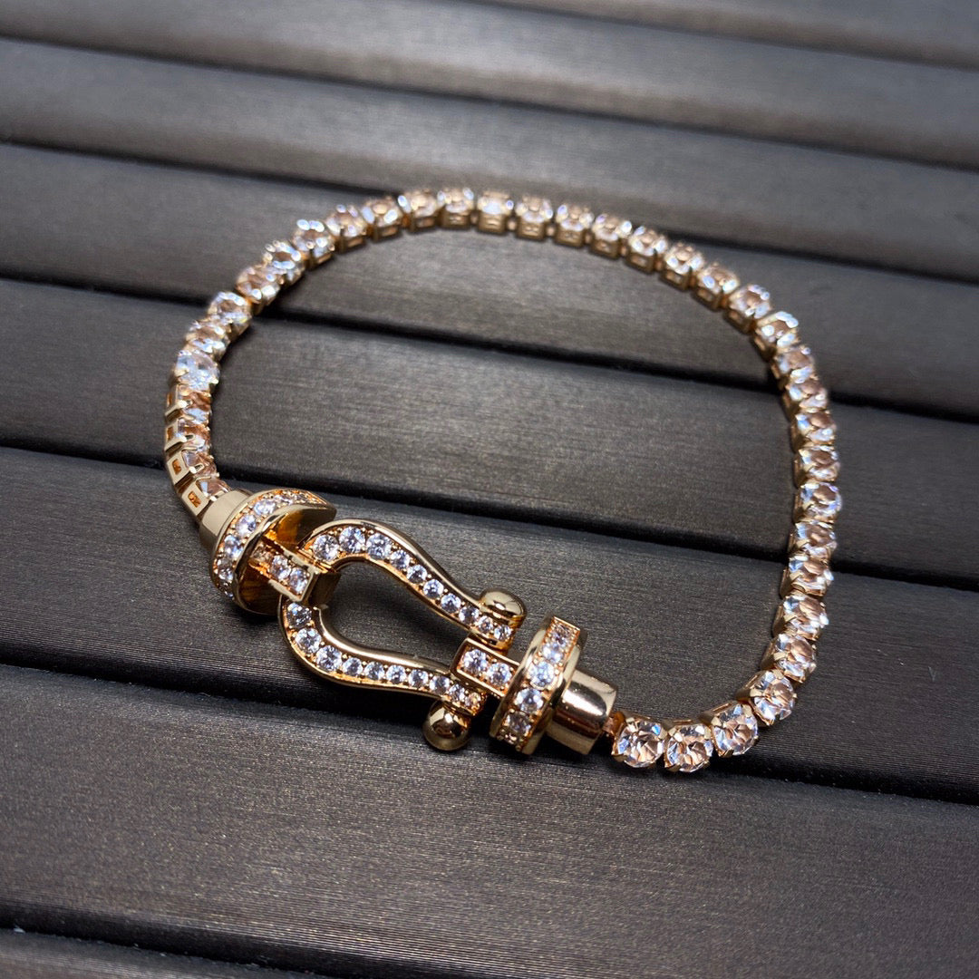 [Together Jewelry]FORCE  HORSESHOE  DIAMOND TENNIS BRACELET