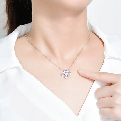 [Together Jewelry]LOOP NECKLACE FULL MOTIF DIAMOND 16MM MULTIPLE COLORS