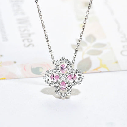 [Together Jewelry]LOOP NECKLACE FULL MOTIF DIAMOND 16MM MULTIPLE COLORS