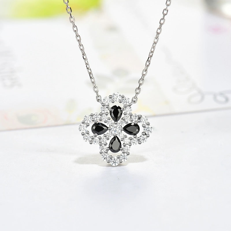 [Together Jewelry]LOOP NECKLACE FULL MOTIF DIAMOND 16MM MULTIPLE COLORS