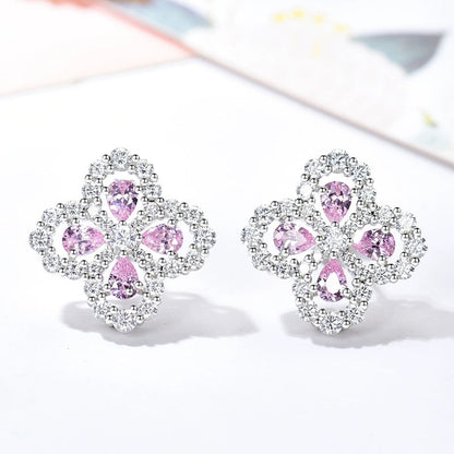 [Together Jewelry]LOOP EARRINGS FULL MOTIF DIAMOND 16MM
