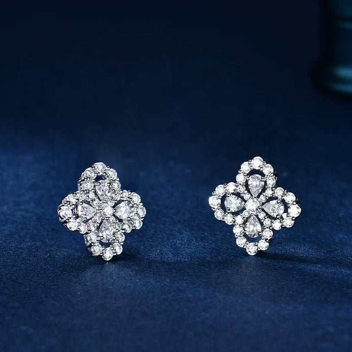 [Together Jewelry]LOOP EARRINGS FULL MOTIF DIAMOND 16MM