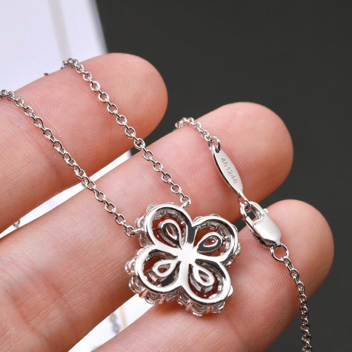 [Together Jewelry]LOOP NECKLACE FULL MOTIF DIAMOND 16MM MULTIPLE COLORS