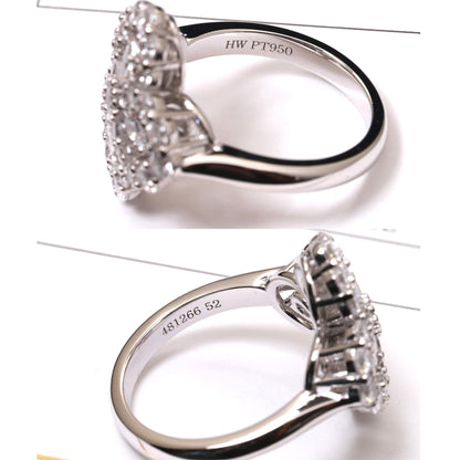 [Together Jewelry]LOOP RING FULL MOTIF DIAMOND 16MM SILVE