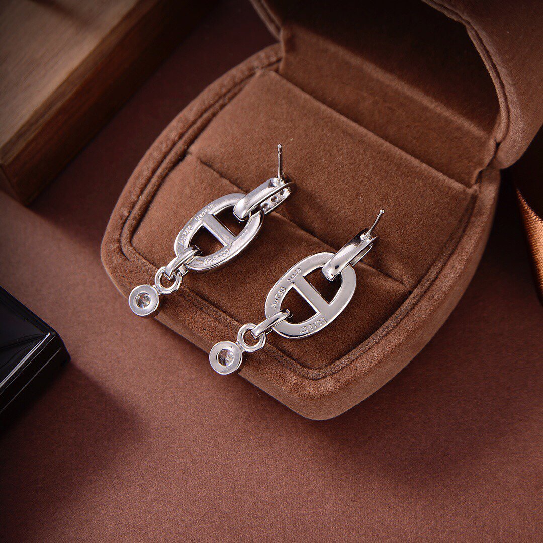 [Together Jewelry]HM CHAINE DIAMOND EARRINGS