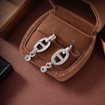 [Together Jewelry]HM CHAINE DIAMOND EARRINGS