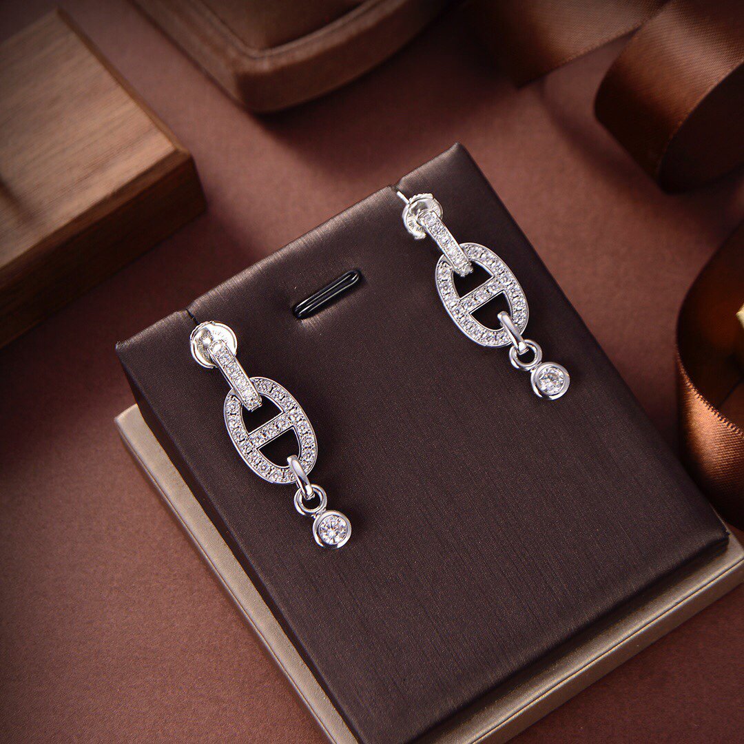 [Together Jewelry]HM CHAINE DIAMOND EARRINGS