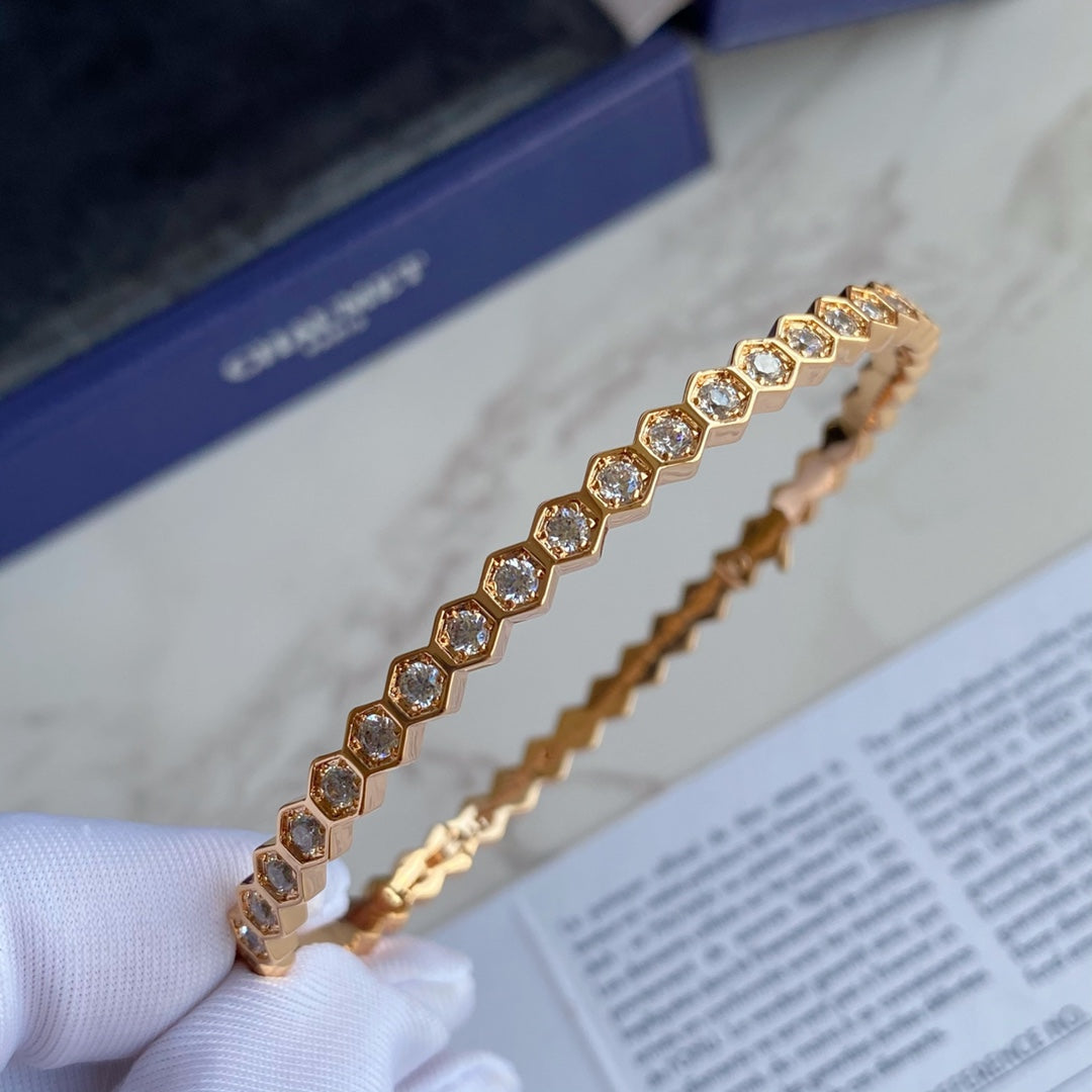 [Together Jewelry]BEE LOVE GOLD BRACELET FULL DIAMOND