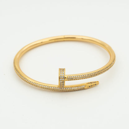 [Together Jewelry]JUSTE BRACELET 3.5MM ALL DIAMONDS