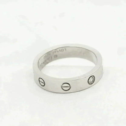 [Together Jewelry]LOVE RING 4MM 1 DIAMOND SILVER