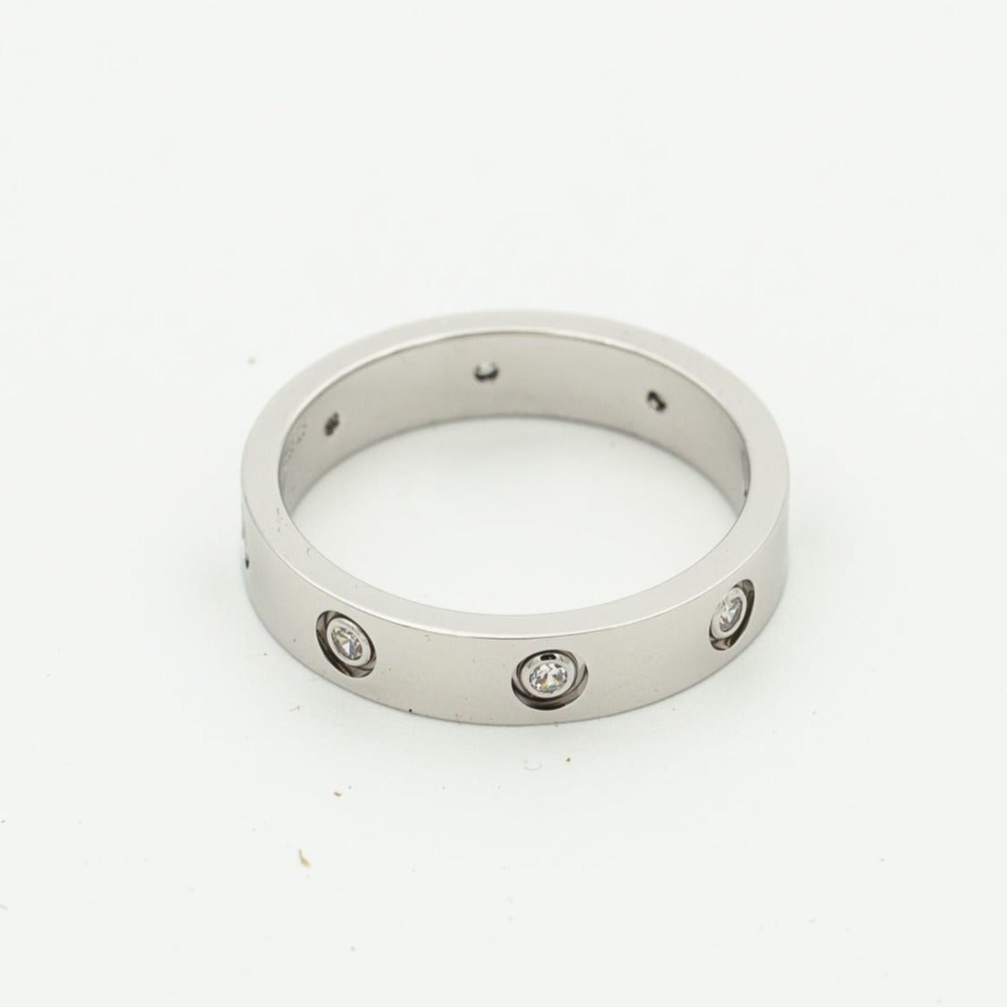 [Together Jewelry]LOVE RING 3.6MM 8 DIAMONDS