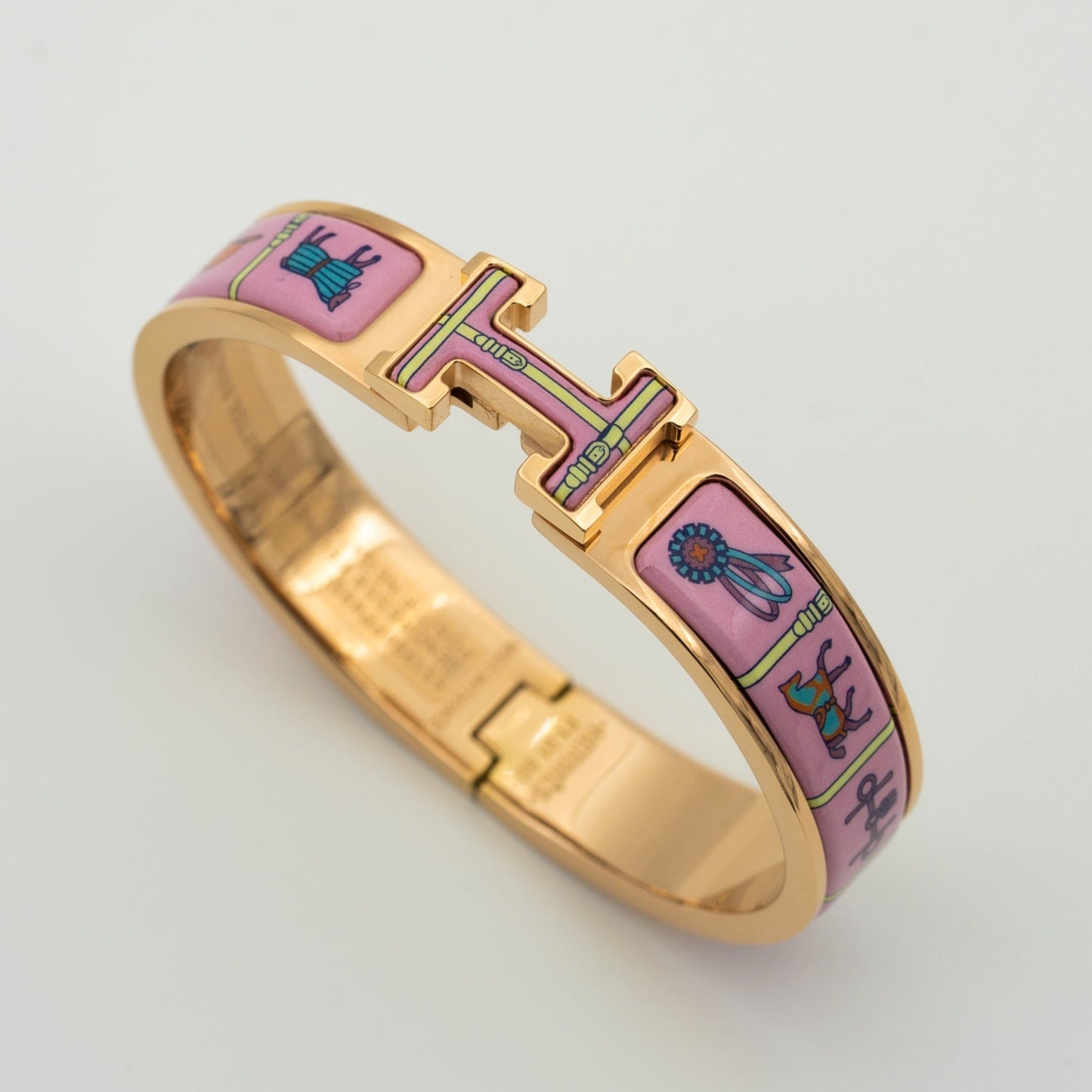 [Together Jewelry]H PINK GOLD BRACELET PINK CERAMIC