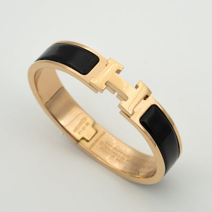 [Together Jewelry]H BLACK BRACELET