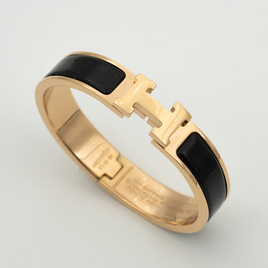 [Together Jewelry]H BLACK BRACELET