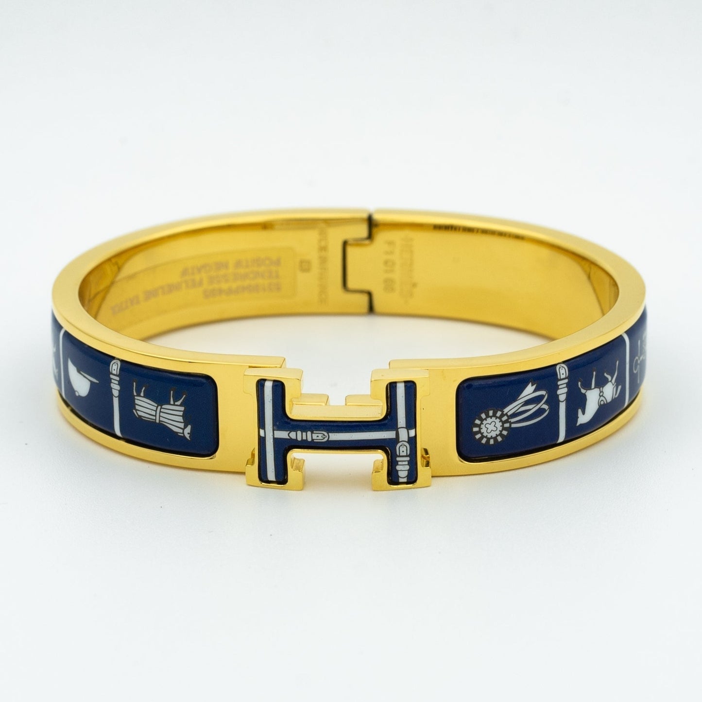 [Together Jewelry]H BRACELET BLUE CERAMIC