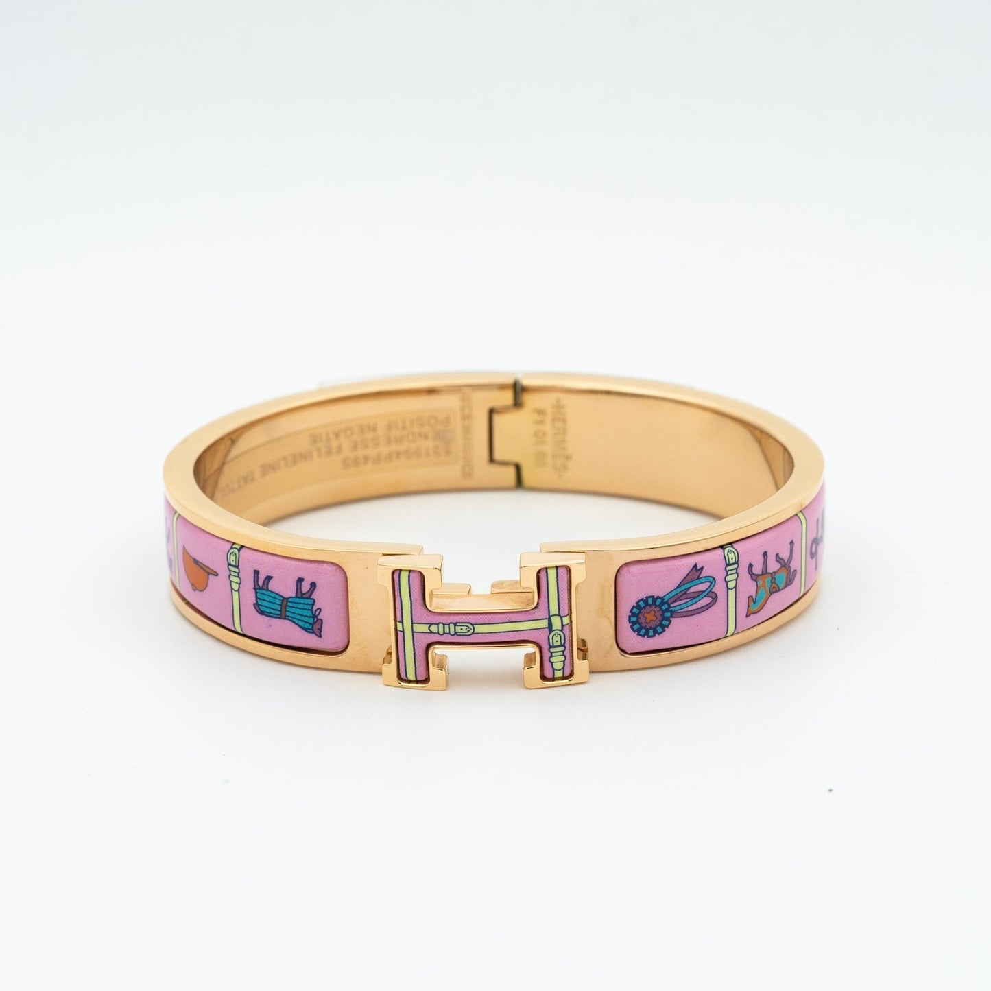[Together Jewelry]H PINK GOLD BRACELET PINK CERAMIC