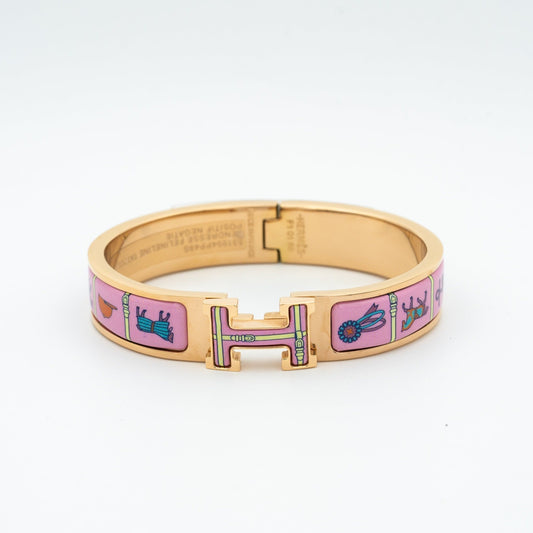 [Together Jewelry]H PINK GOLD BRACELET PINK CERAMIC