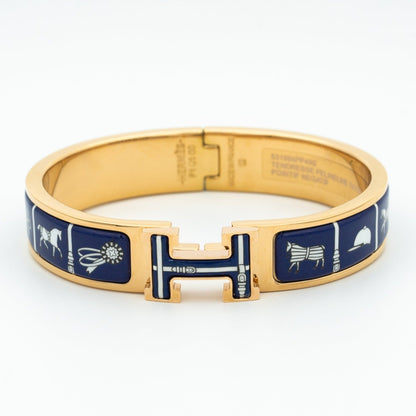 [Together Jewelry]H BRACELET BLUE CERAMIC