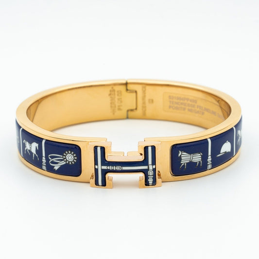[Together Jewelry]H BRACELET BLUE CERAMIC